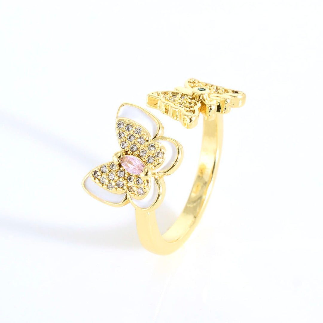 Bella Butterfly Adjustable Ring