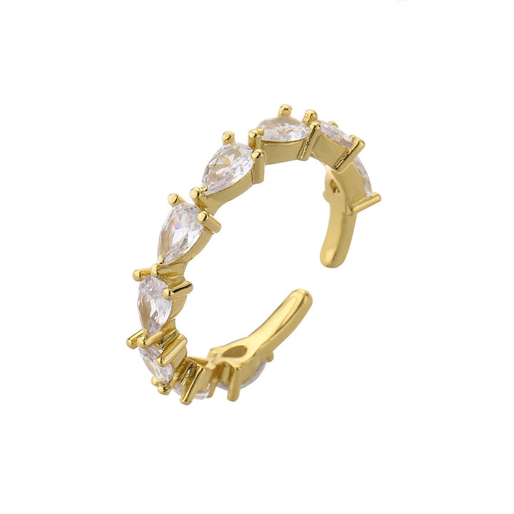 Celestia Crystal Adjustable Tennis Ring