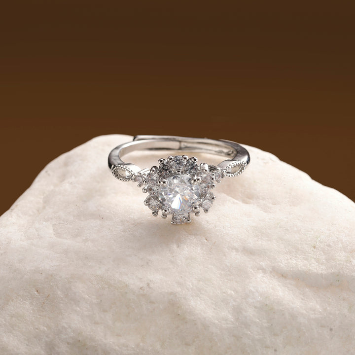 Cluster Bloom Halo Ring