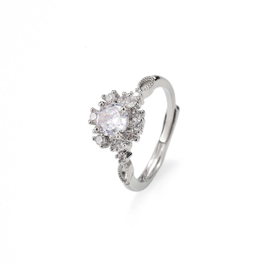 Cluster Bloom Halo Ring