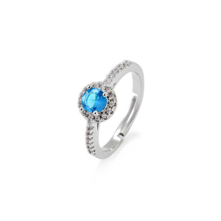 Serenova Halo Ring - Blue