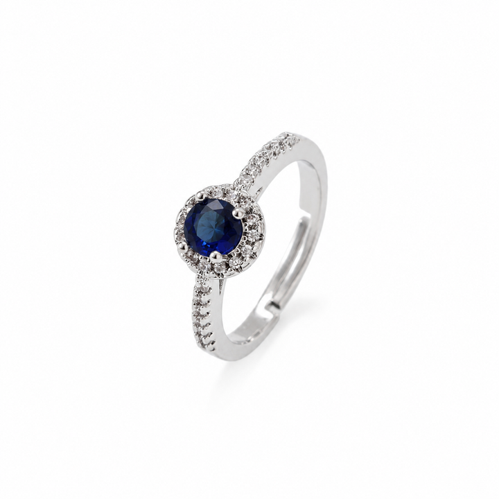 Serenova Halo Ring - Dark Blue