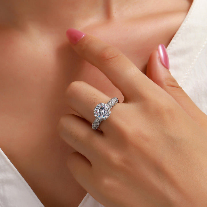 Orlina Radiant Halo Ring
