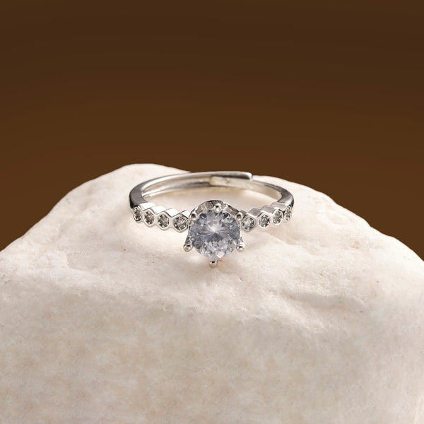 Celviera Crystal Halo Ring
