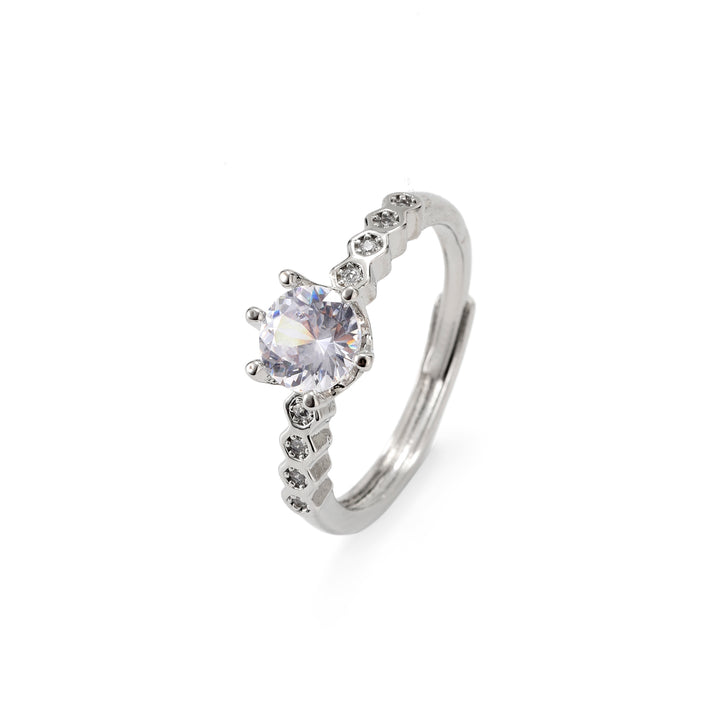 Celviera Crystal Halo Ring