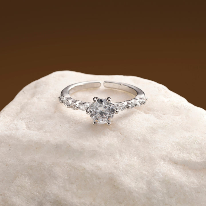 Aveline Radiant Solitaire Ring