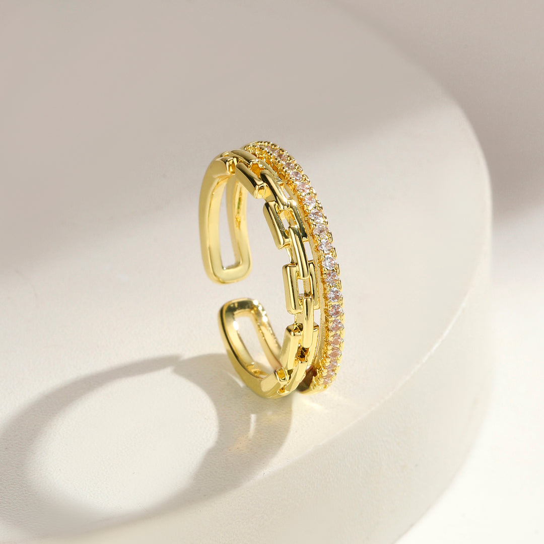Aurelle Chainline Duo Ring