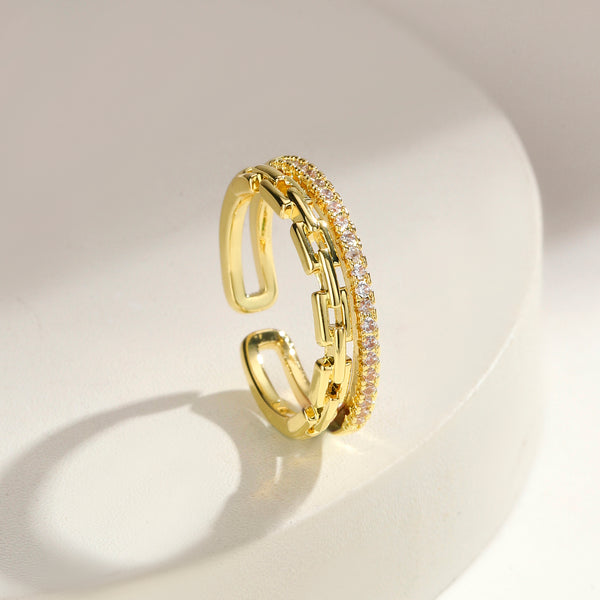Aurelle Chainline Duo Ring