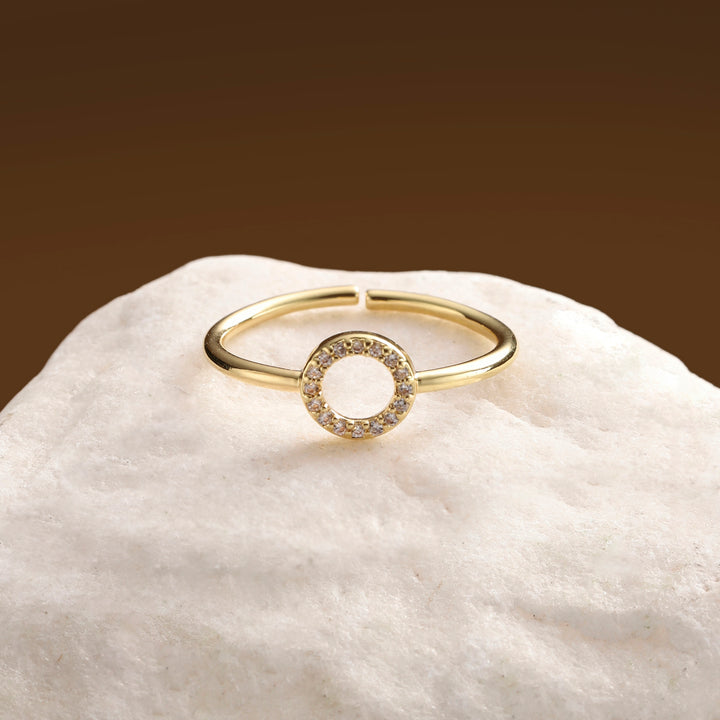 Aurelle Circle Gleam Ring