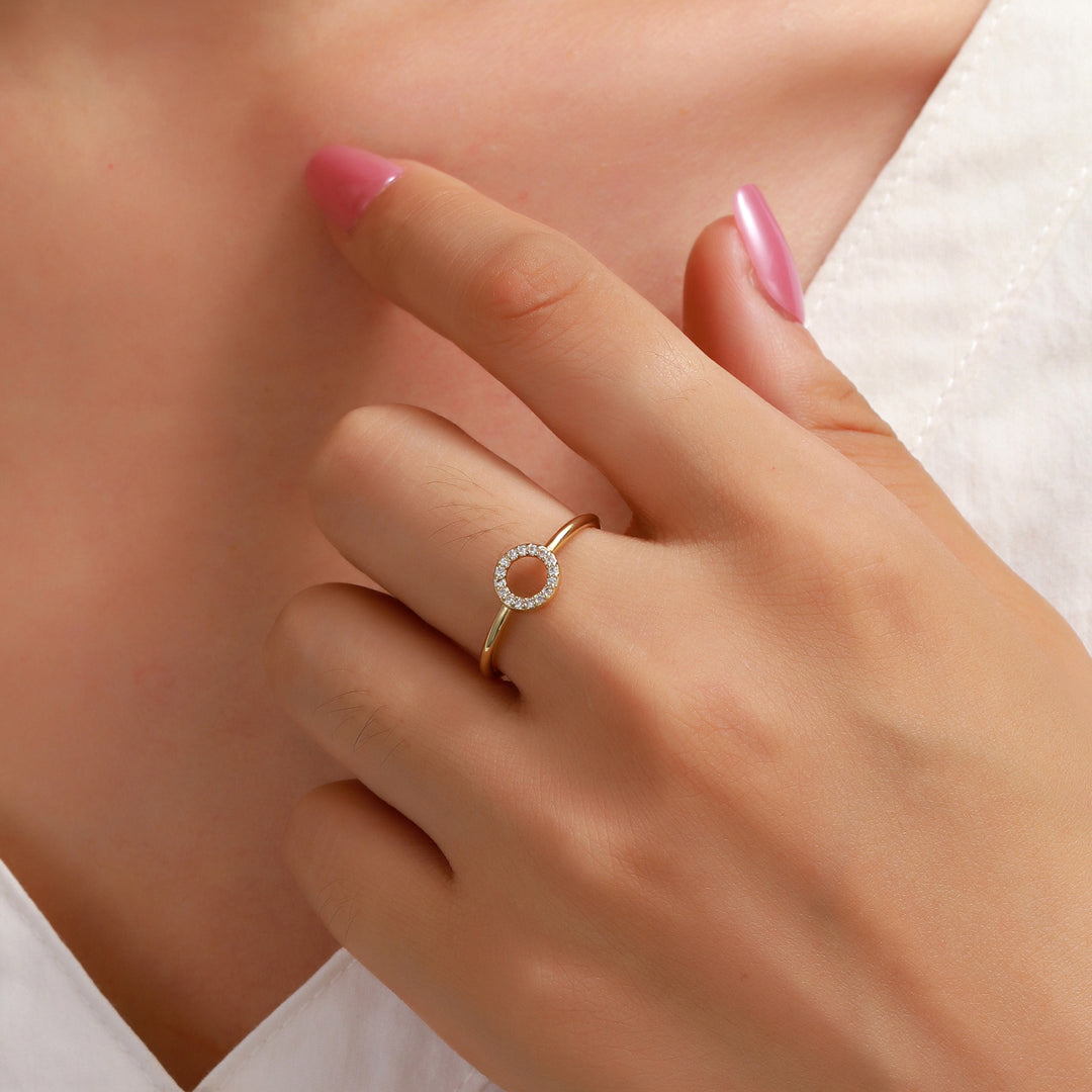 Aurelle Circle Gleam Ring