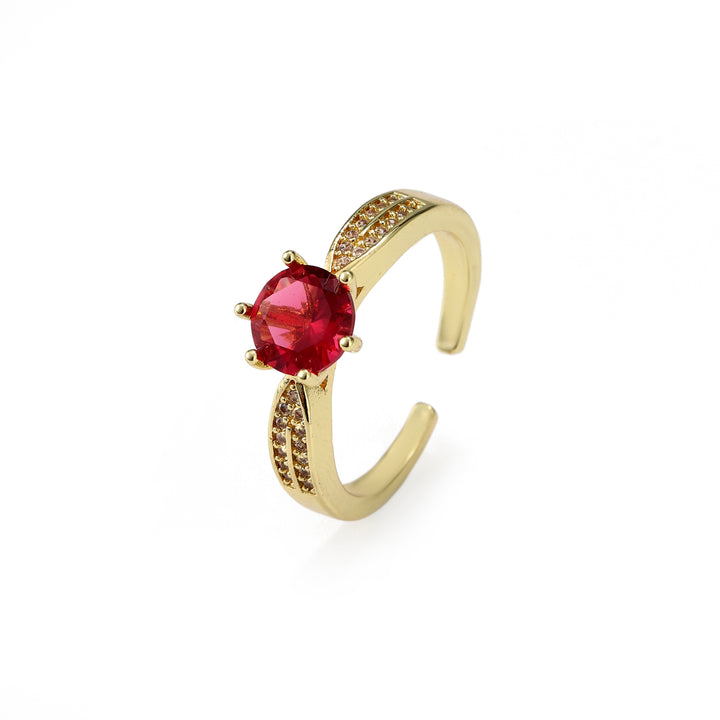Roselle Gleam Solitaire Ring