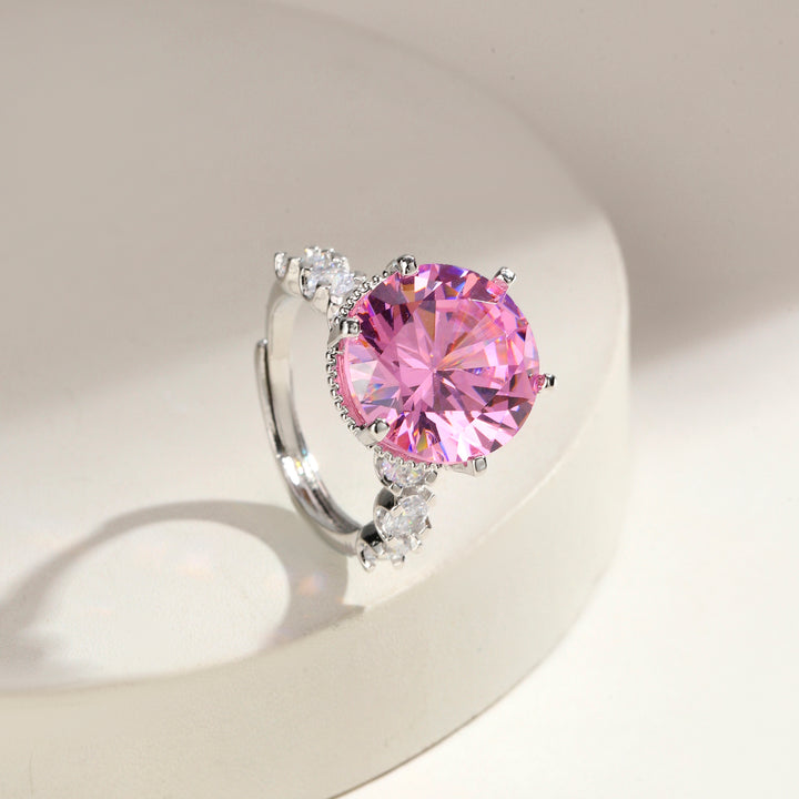 Rosé Radiance Solitaire Ring