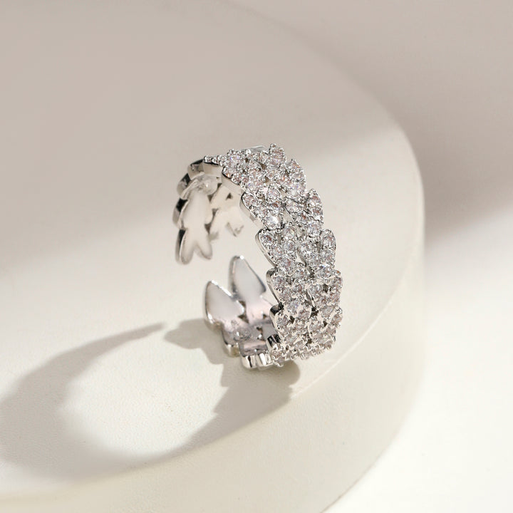 Celestine Ivy Twist Crystal Ring
