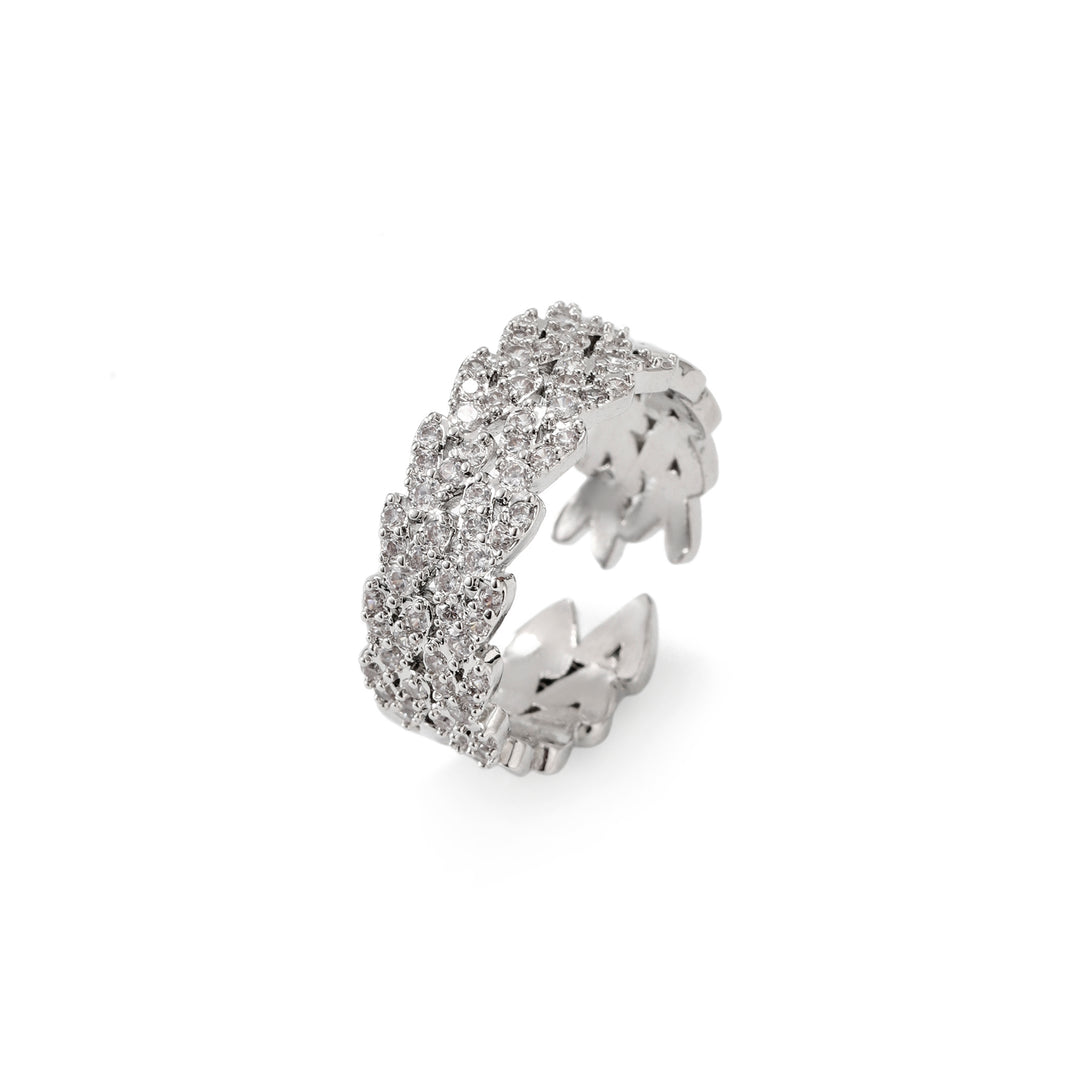 Celestine Ivy Twist Crystal Ring