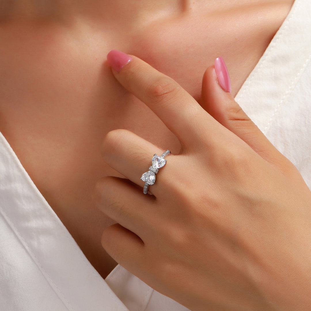 Eternal Bow Crystal Ring