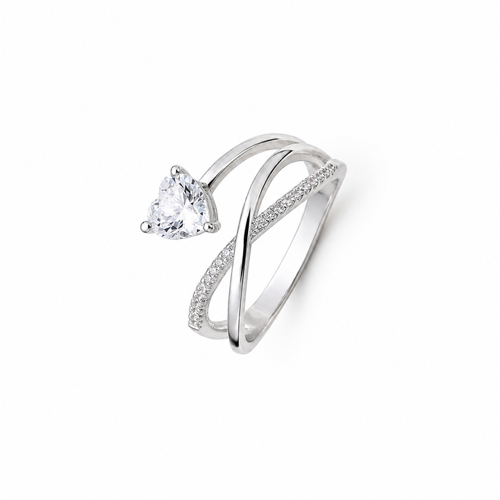 Eternal Heart Infinity Crystal Ring
