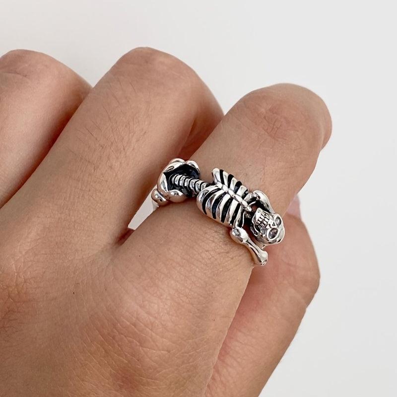 Death Grip Skull Wrap Ring