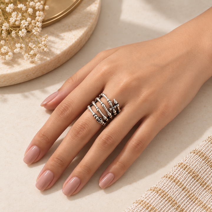Bonebound Skeleton Ring