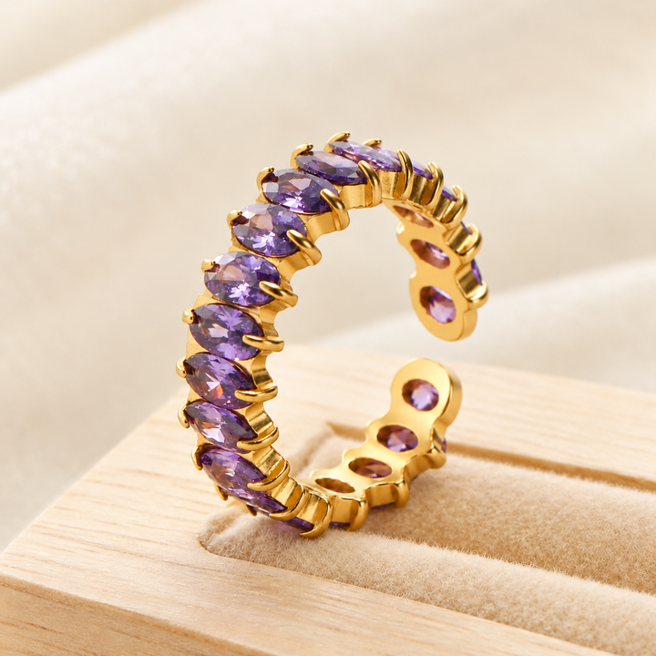 Lavender Luxe Oval Eternity Ring