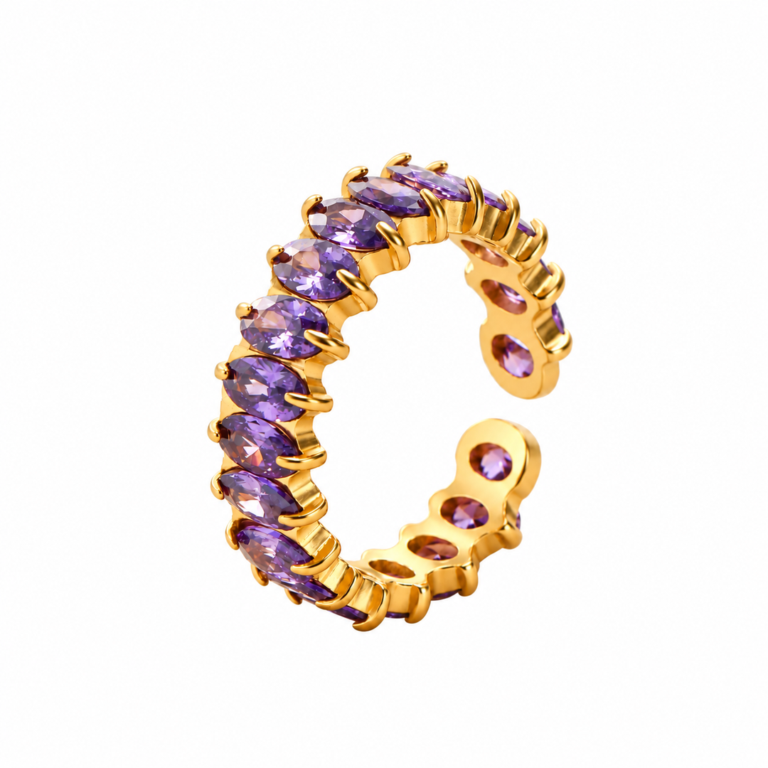 Lavender Luxe Oval Eternity Ring