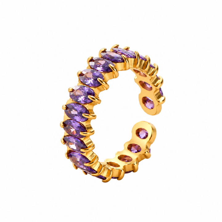 Lavender Luxe Oval Eternity Ring