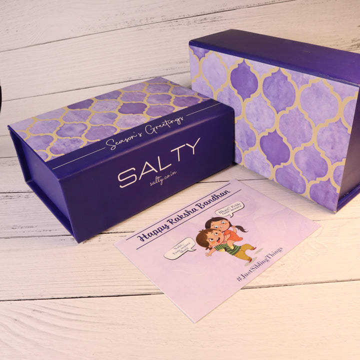 Turkish Evil Eye Rakhi Gift Box For Sister Salty