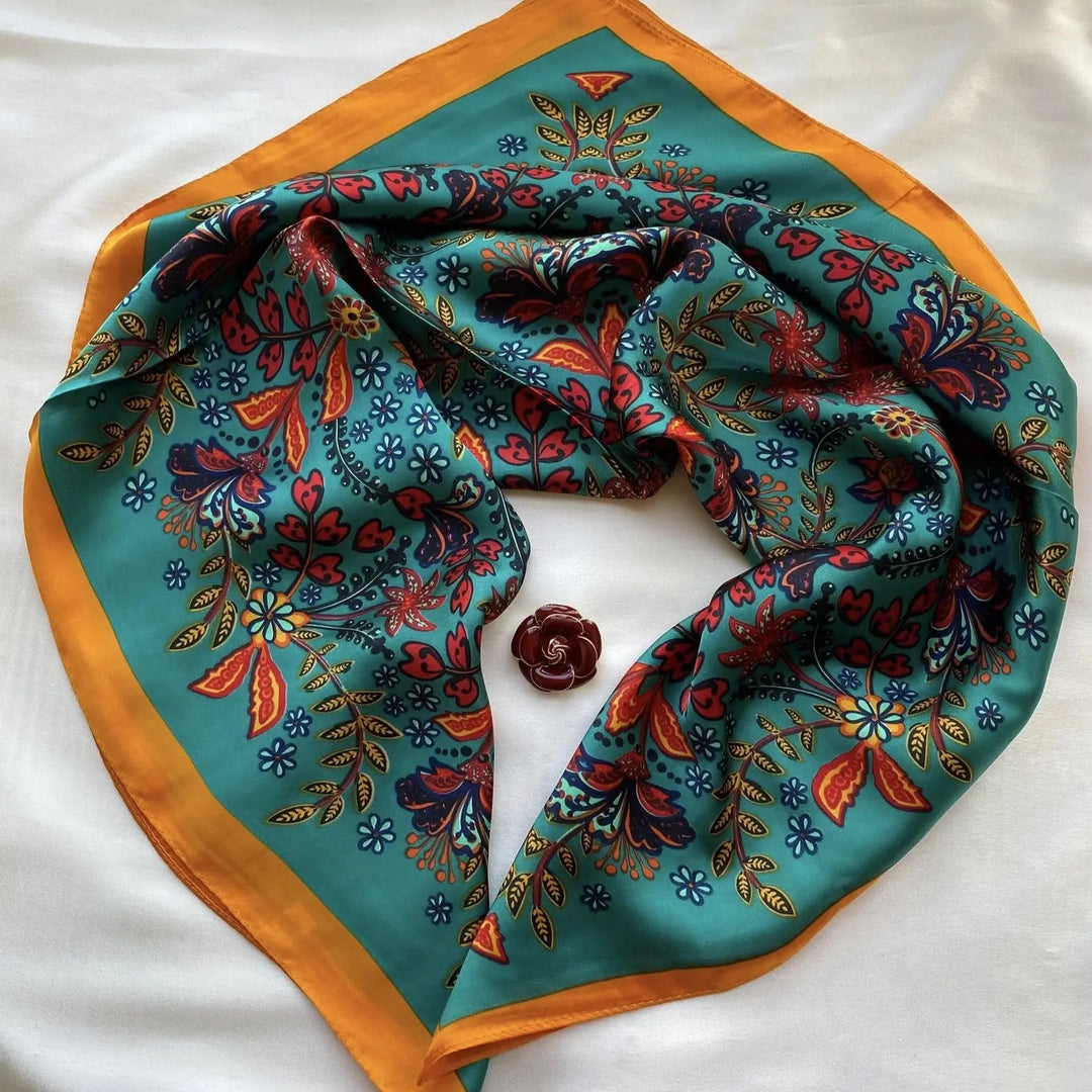 Rangrez Floral Statement Scarf | Salty