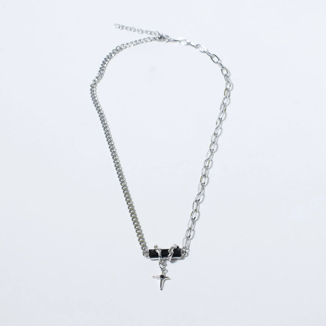 Raw Edge Black Chain - Salty Accessories