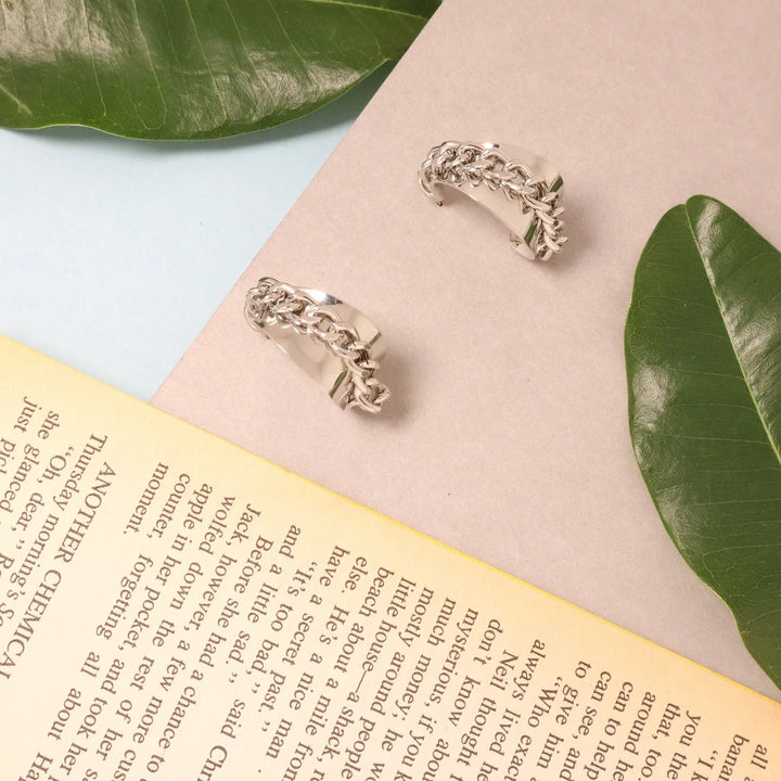 Rebel Silver Earrings - Salty Accessories