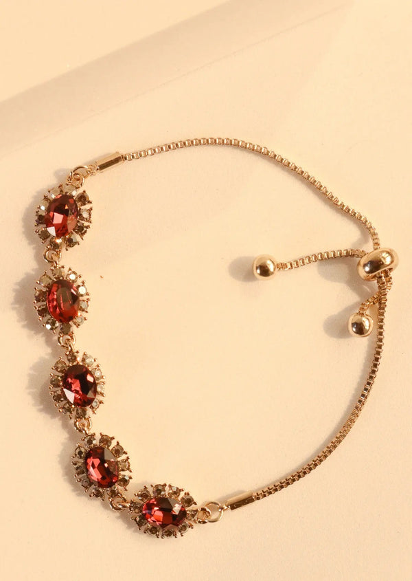 Red Spinel Bracelet