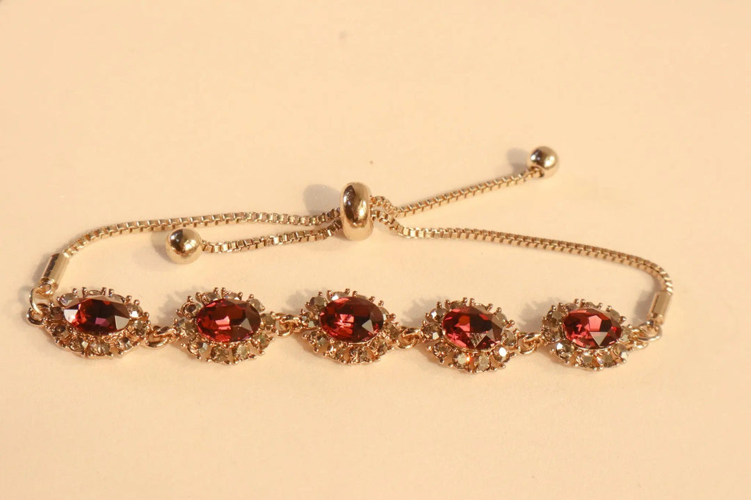 Red Spinel Bracelet - Salty Accessories