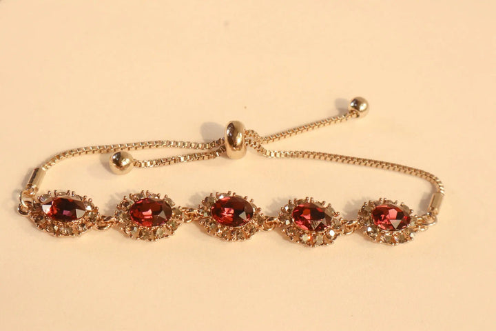 Red Spinel Bracelet - Salty Accessories