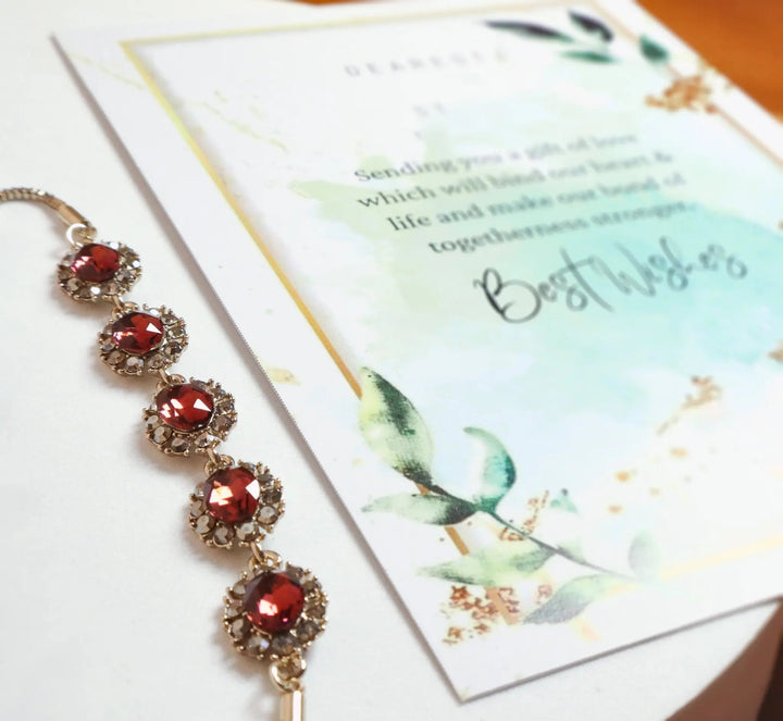Red Spinel Bracelet - Salty Accessories