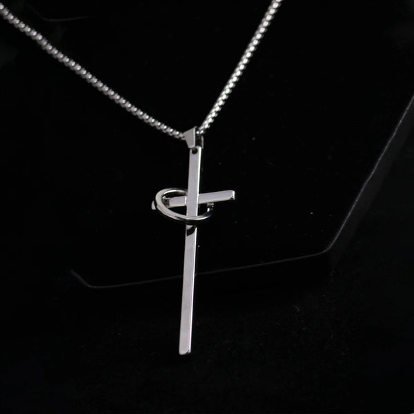 Redeemer Cross Silver Chain