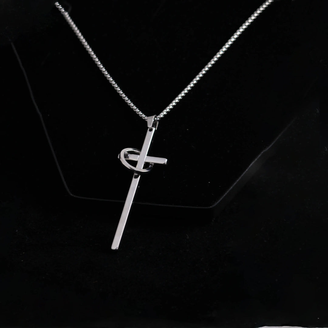 Redeemer Cross Silver Chain