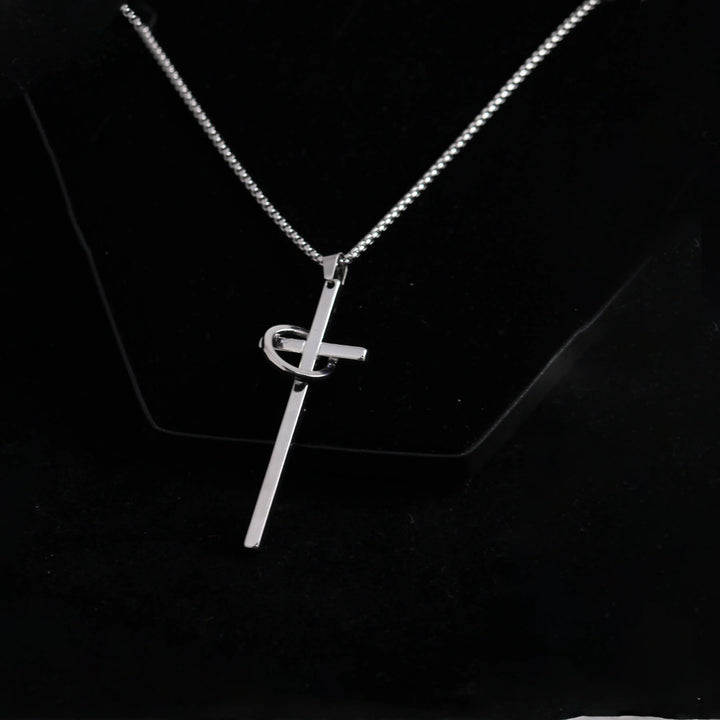 Redeemer Cross Silver Chain