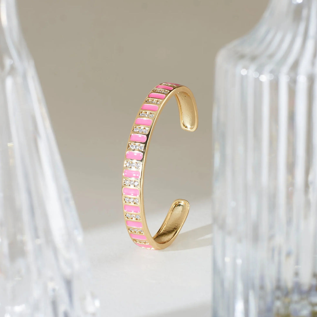 Regal Blush Charm Cuff - Salty Accessories