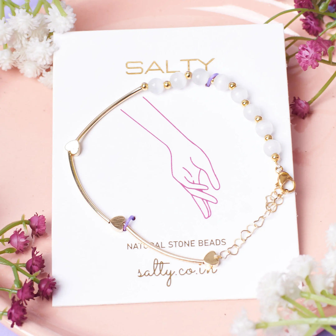 Regal Gold Beaded Band | Salty