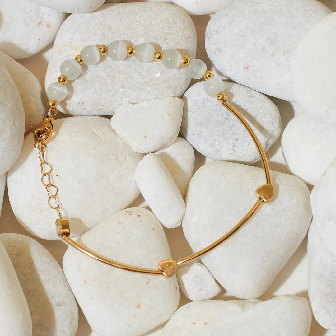 Regal Gold Beaded Band - Salty Accessories