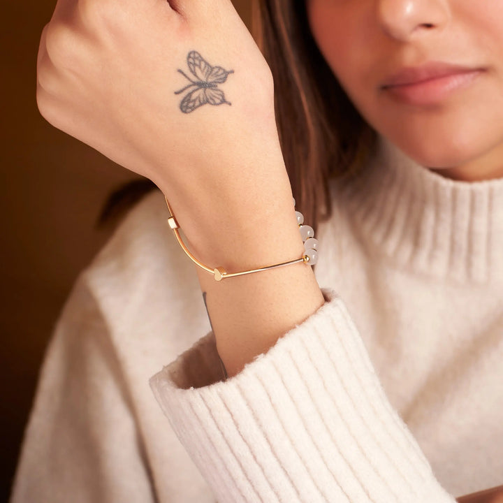 Regal Gold Beaded Band - Salty Accessories