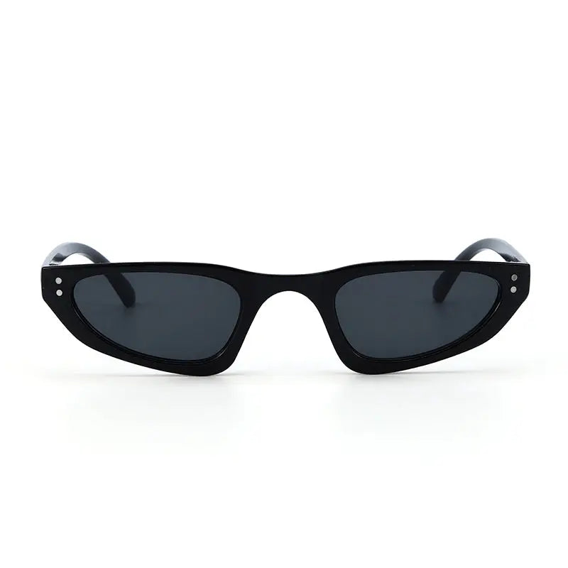 Retro Cat-Eye Shades – Nude Black | Salty