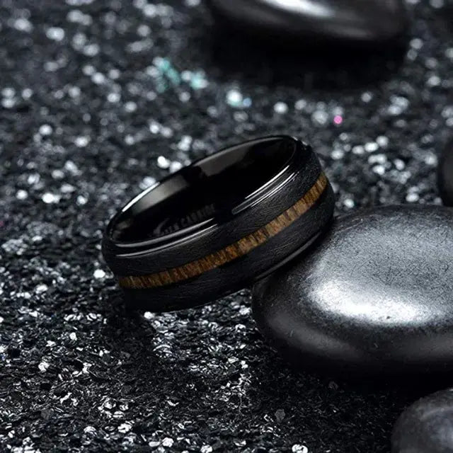 Retro Tungsten Ring - Salty Accessories