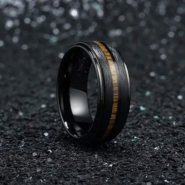 Retro Tungsten Ring - Salty Accessories