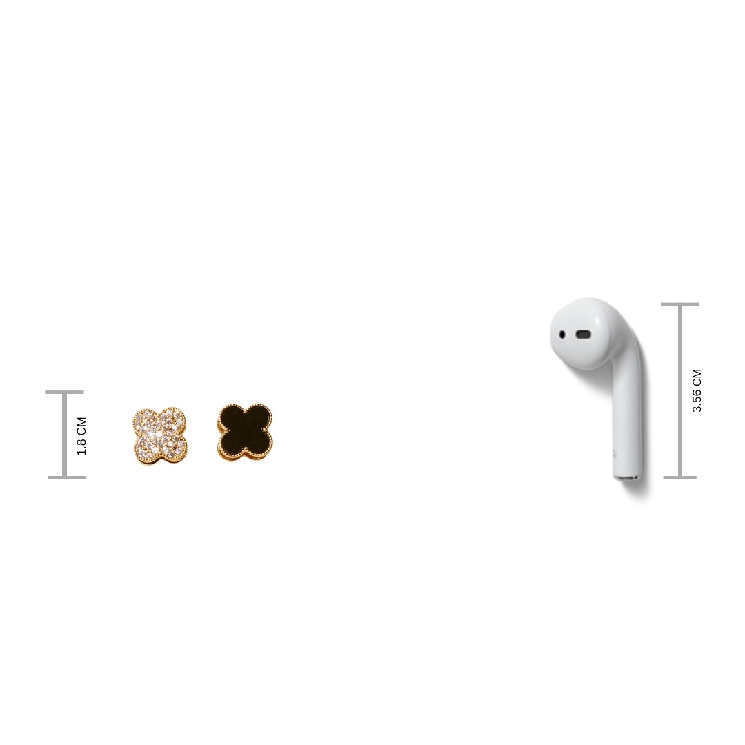 Reversible Chic Clover Studs