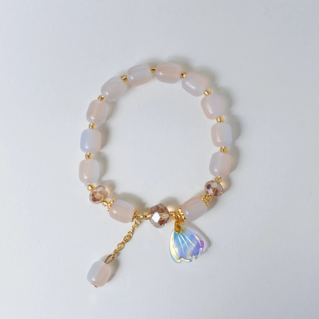 Rhodonite Heart Healing Bracelet - Salty Accessories