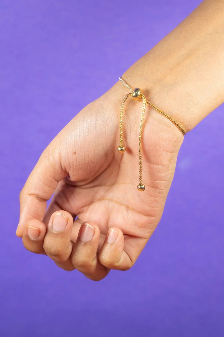 Rhombus Gold Bracelet - Salty Accessories