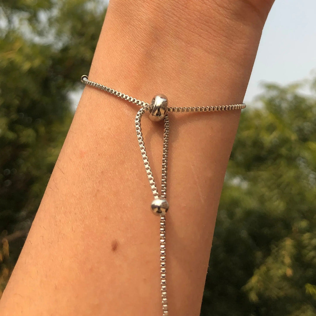 Rhombus Silver Bracelet - Salty Accessories