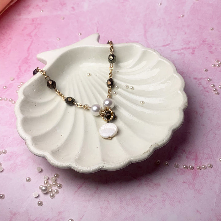 Rich Amber Shells Bracelet - Salty Accessories