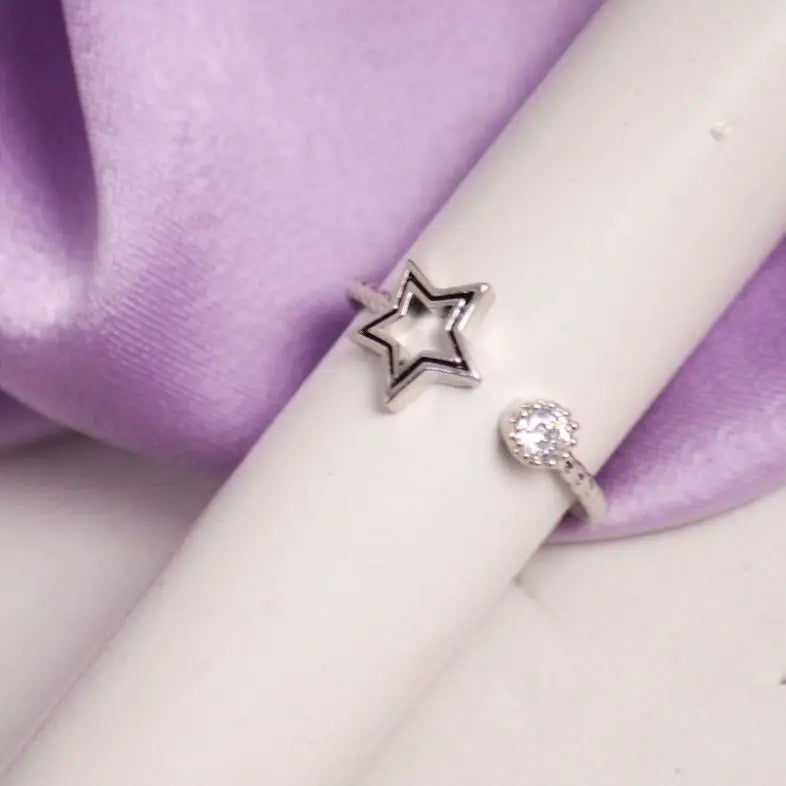 Rockstar Silver Open Band - Salty Accessories