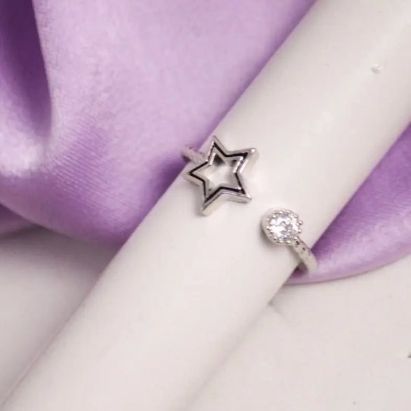 Rockstar Silver Open Band